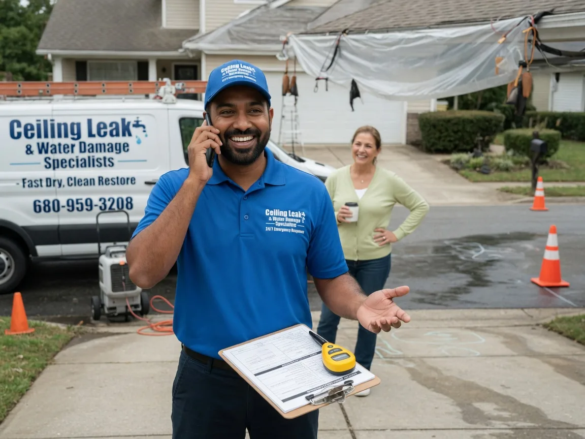 Ceiling Leak Cleanup Claunch, NM FAQs